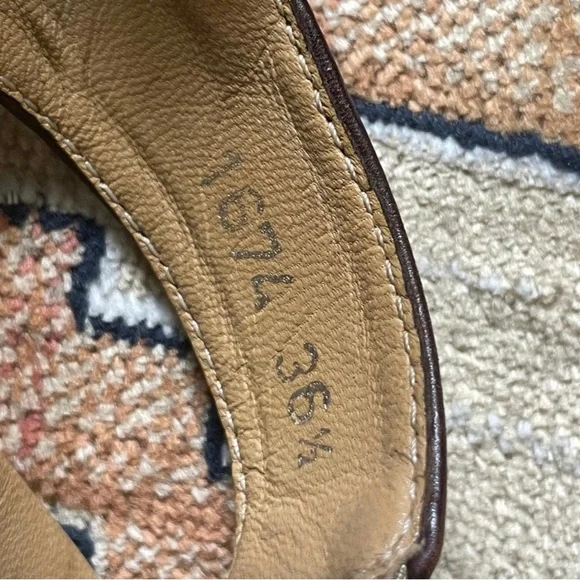 Brown Leather Sandals - Picture 9 of 9